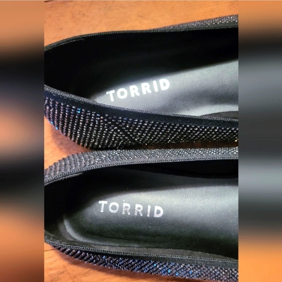 Torrid Rhinestone Ballet Flats 7WW - Picture 8 of 11